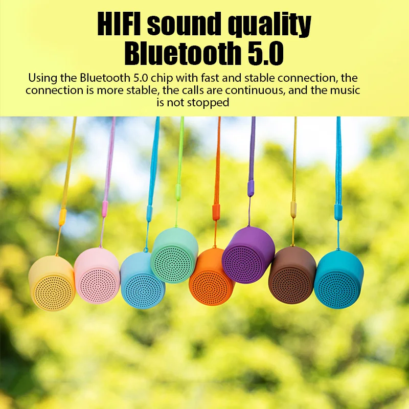 Bluetooth Speaker Original Bluetooth Speaker Portable Outdoor Loudspeaker Wireless Mini Column 3D Stereo Music Surround Bass Box Mic