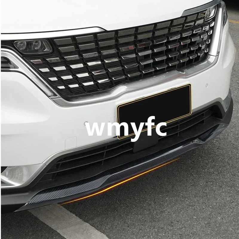 

Крышка переднего бампера для Kia Carnival Sedona KA4 2020-2023, отделка нижней решетки, полоса из углеродного волокна, автомобильные аксессуары, внешние части