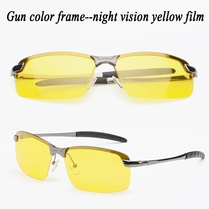 Sunglasses Men Night Vision Sunglasses for Women Anti-reflective Driving Sunglasses  UV 400 Protection_voghion.com