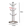 1Pc Practical Desktop Coffee Cup Holder Kitchen Tea Mug Hanging Storage Drain Rack Stand  Glass Home Supplies    4