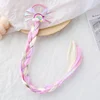 Girls Colorful Unicorn Hair ScrunchiesWig Pigtail Elastic Hair Rings Ponytail Hair Ropes for Girls Sequin Glitter Kids Headwear 6