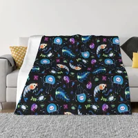 Zooplankton Throw Blanket Decorative Beds Soft Plaid bed plaid Hairys For Baby Blankets 1
