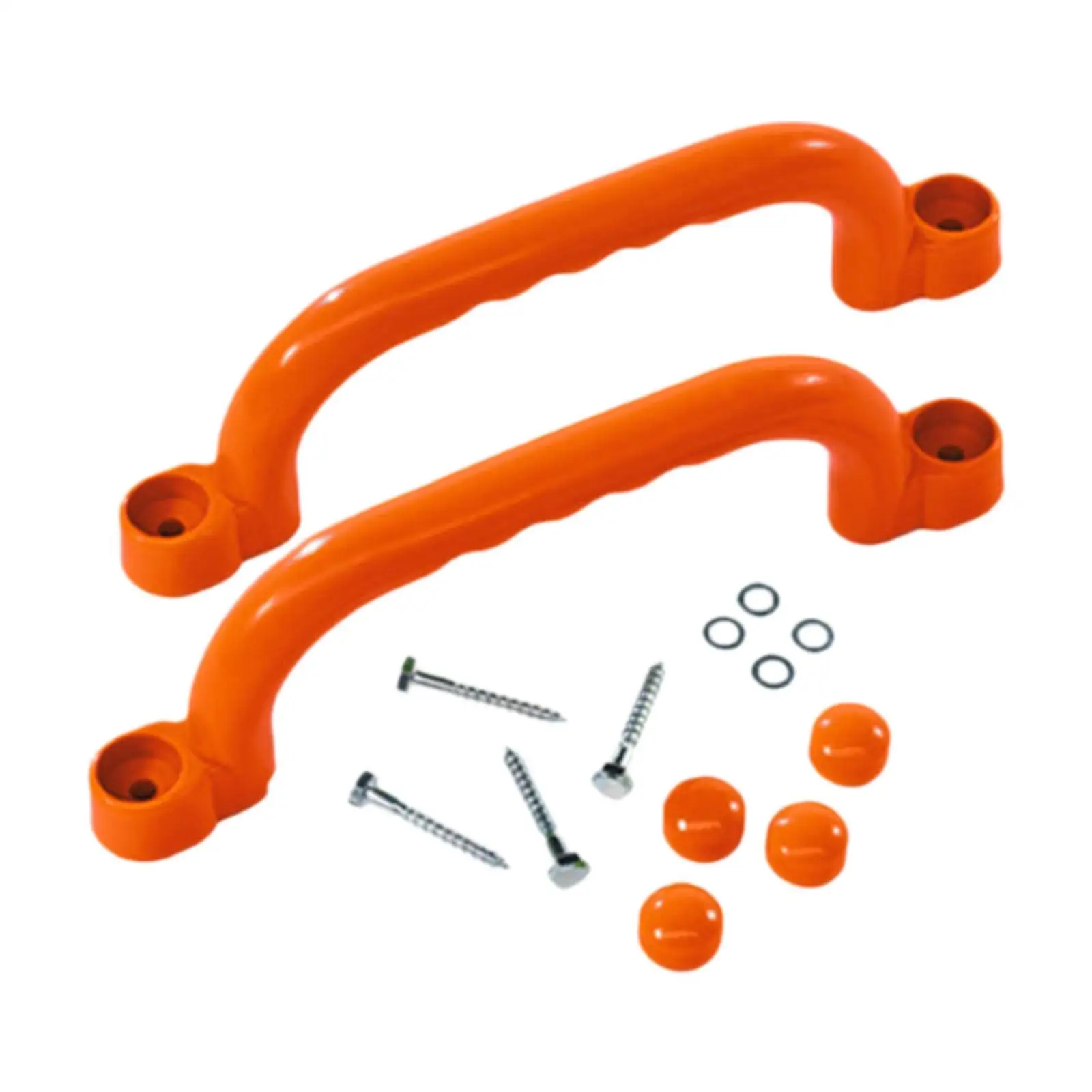 2x Playground Accessories Swing Set Attachments Multipurpose Playhouse Grab Handle Bar for Park Tree House Climbing Outside