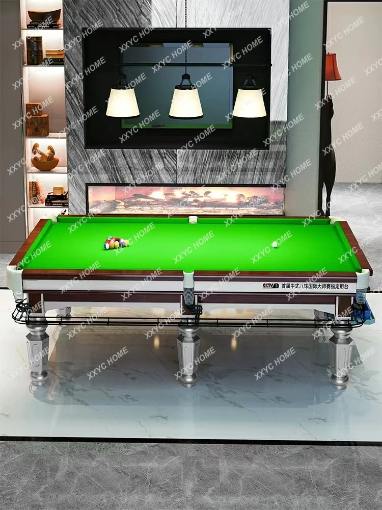 Pool Table Standard Adult Home Use Commercial Ball Hall Ball Room Chinese  Black Eight Multifunctional Table Pool Table a Set - AliExpress