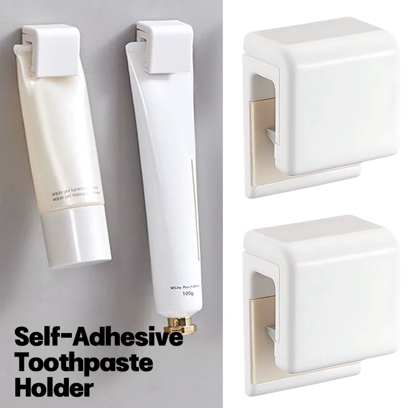 Toothbrush Holder Toothpaste Dispenser Punch-free Toothbrush Holder 1-10pcs