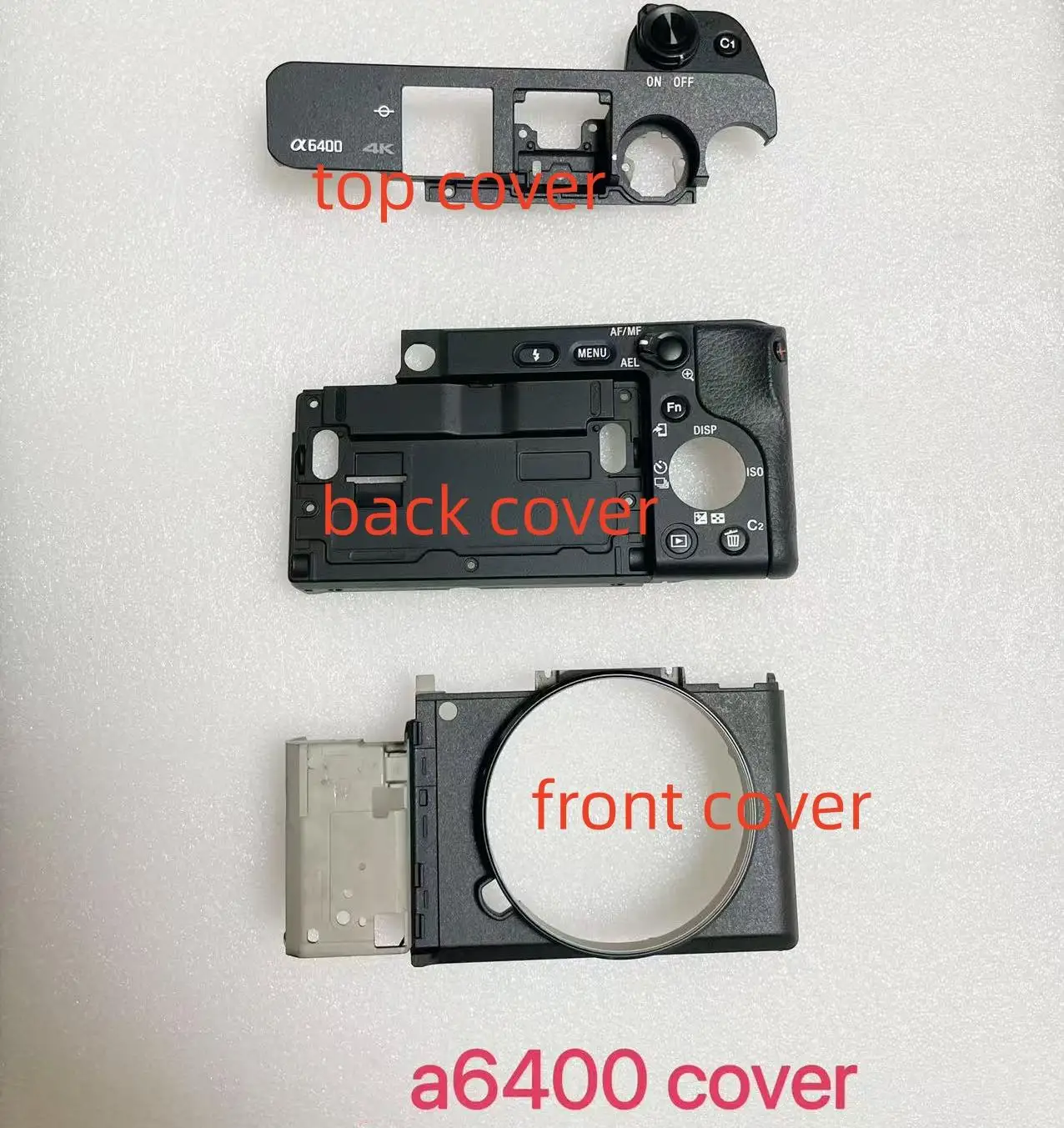 New Original Camera Body Shell for Sony A6400 a6400 Top Back Front Cover Shell Repair Part
