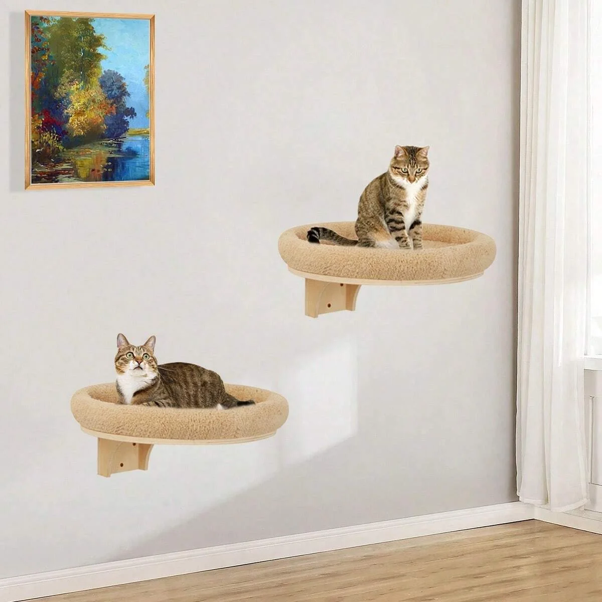 Climbing Wallmount Bed/Scratching Post 4