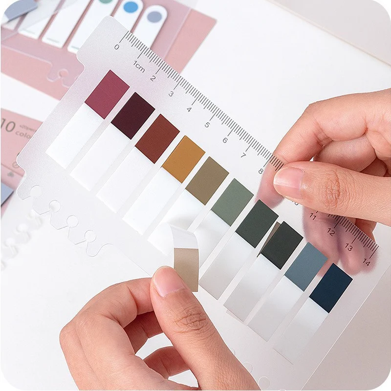 200 Sheets Index Tabs Self Adhesive Page Markers Transparent Sticky Notes Classify Files Flags Posted It planner Stickers index sticker