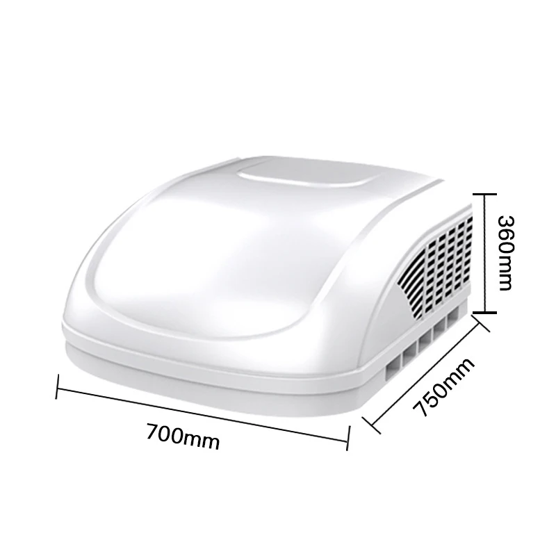 15700 BTU/H RV Roof Air Conditioner 115V/220V Large Range Refrigeration Electric Inverter Suitable for Camping RV Dining Car
