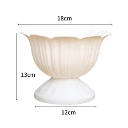 Elegant White Roman - Style Decorative Vase (L)