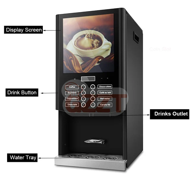 Hakka Commercial Coffee Brewer and Coffee Maker (220V/60Hz,Plug Exchangeable)