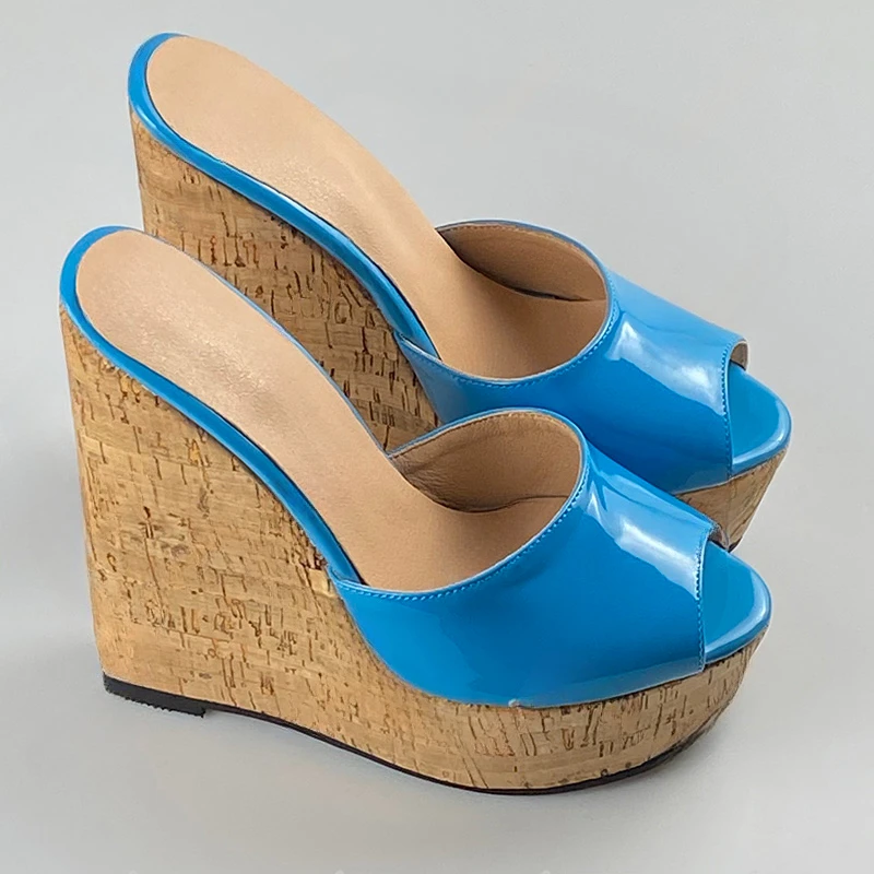 

2024 Latest Model Women Summer Slingback Sandals Wedges Heels Peep Toe Gorgeous 5 Colors Beach Shoes Women US Size 5-15