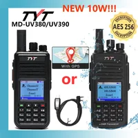 TYT NEW AES256 Encryption MD-UV380/390  Digital Walkie Talkie VHF UHF Dual Band Waterproof Radio GPS Ham Radio DMR Walkie Talkie 1
