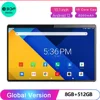 New 5G Pro 10.1 Inch Tablet Pc 8GB RAM 512GB ROM 2000x1200 Tablets 10 Core Google Play 4G LTE Phone Call Android 12 WiFi 8000mAh 1