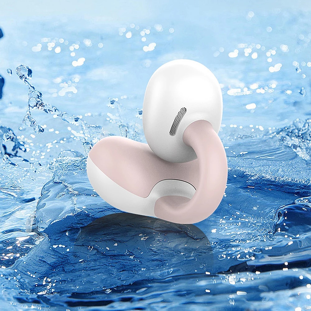 Ear Clip S9 Bluetooth-Compatible Headphones Noise reduction Headphone HIFI Long Battery Life Earphone Waterproof Sports Earphone