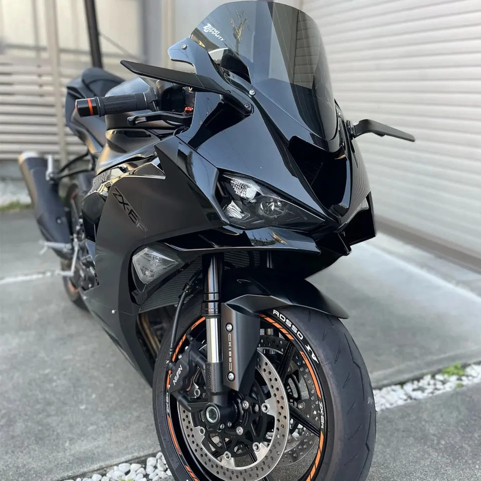 オートバイハンドルバックミラーサイドミラー 用 カワサキ 用 ZX6R