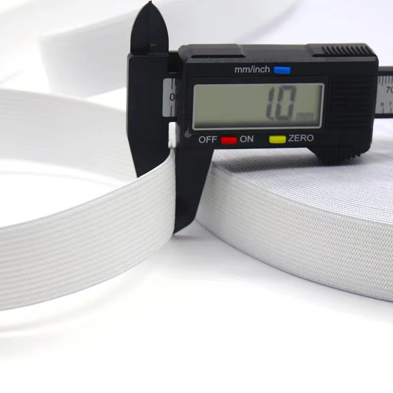 Description Picture 4 of item2/2.5/3/3.5/4/5cm Elastic Bands Elastic Ribbon High Elastic Latex Knitted Black and White Color DIY Sewing Accessories rubber ba