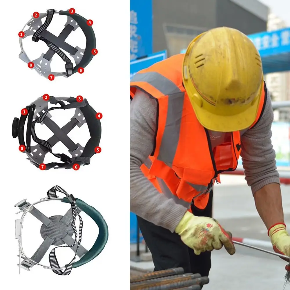 지지대 헬멧 라이닝 노브/단추 서스펜션 시스템 모자, 조절 가능한 잠금 스트랩..