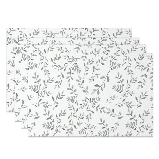 Minimalist Leaf Table Placemats 1