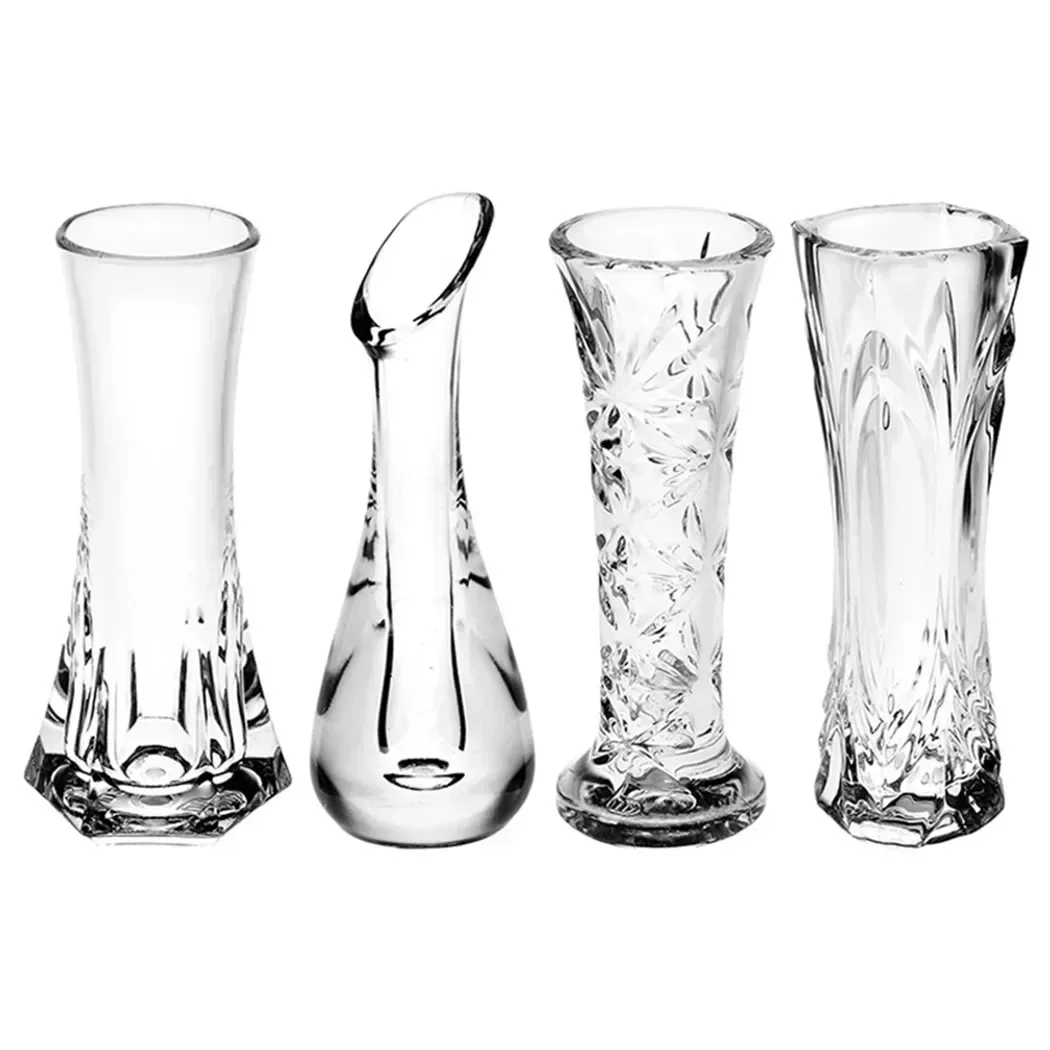 Decorative Vases Transparent Plastic Flower Vase Creative Home Imitation Vase Home Desktop Decoration Vase 2