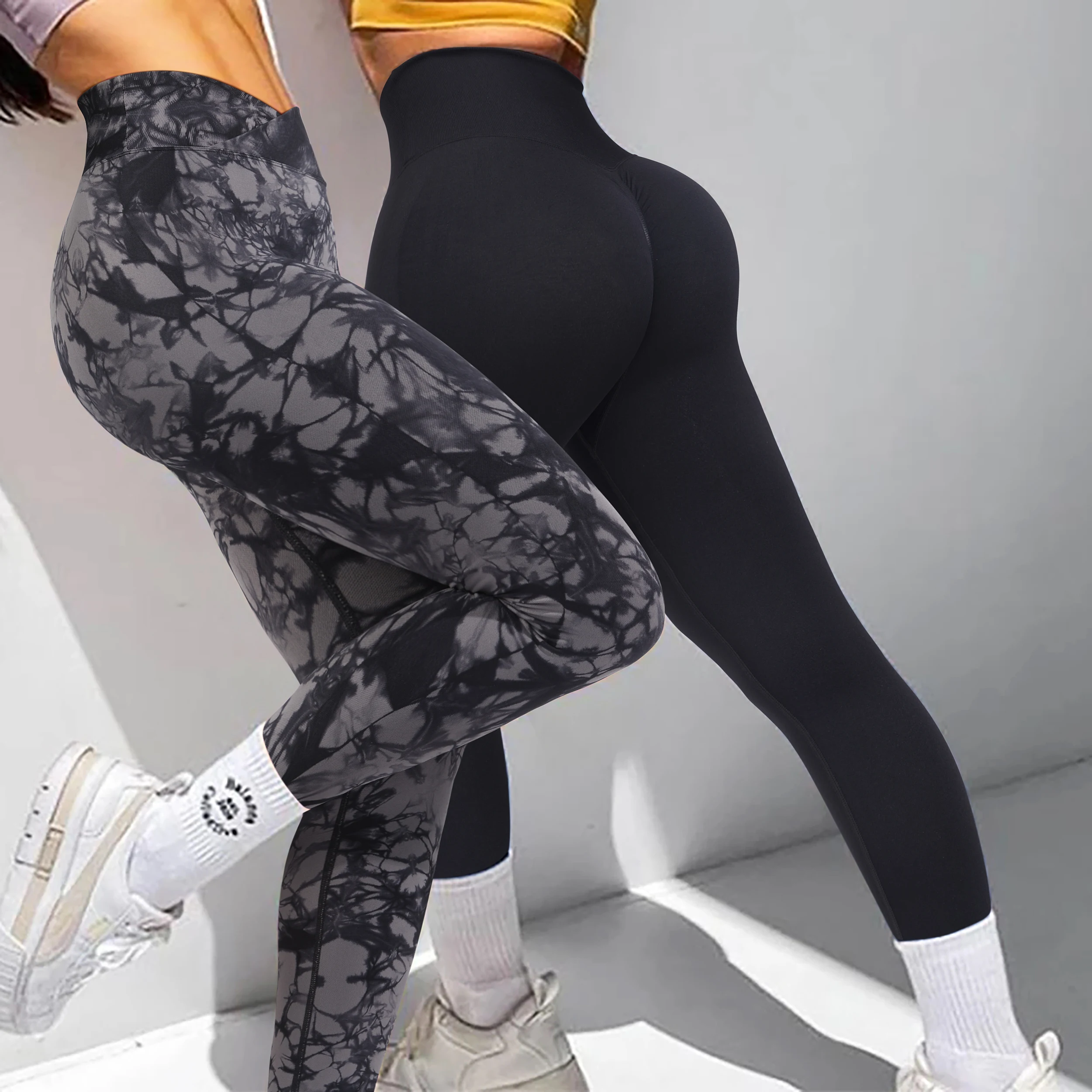 OMKAGI High Waist Seamless Leggings Push Up Leggins Sport Women Fitness  Running Yoga Pants Work Out Clothes Trousers Gym Tight - AliExpress