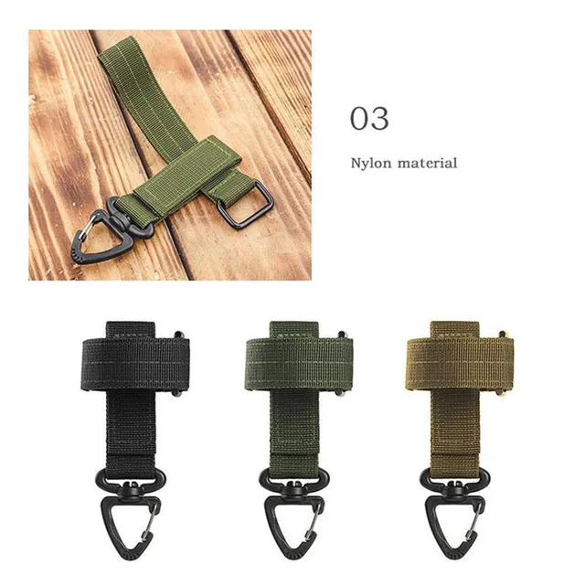 Többcélú Nejlon Kesztyűk Horog Kesztyű Biztonsági Klip Kültéri Taktikai Hegymászó Kötélen Kívüli Kemping Függő Bak - Image 4