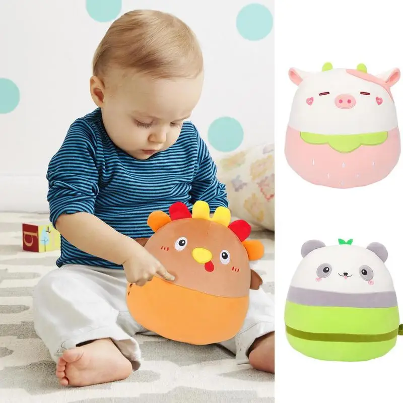 

Мягкие игрушки-животные, Имитация животных, кукла, плюши, Ранняя развивающая игрушка, идеальный подарок на день рождения для детей