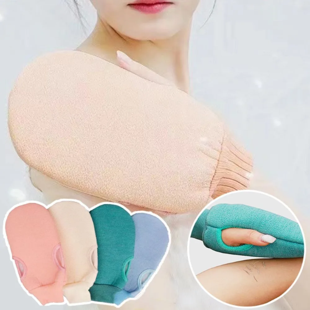 

1PC Body Clean Bath Glove Aponge Shower Scrub Glove Exfoliating Glove Facial Massage Mitt Removal Peeling Glove Bath Supplies