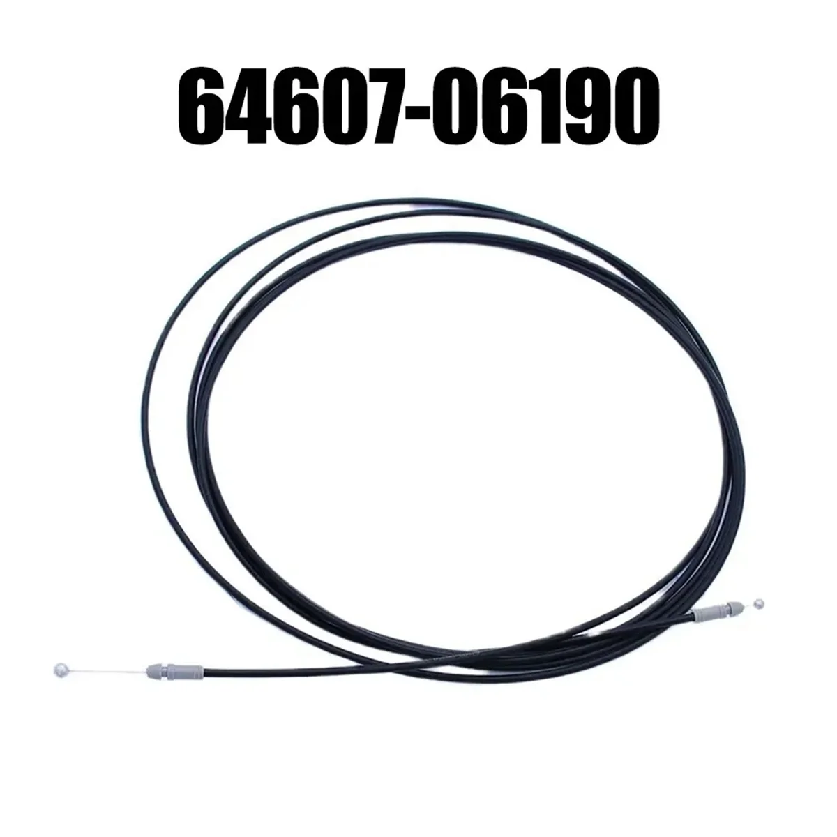 Trunk Lid Release Cable Replacement 64607-06190 Auto Parts Black Car Accessories Kit Metal for 2012-17 2