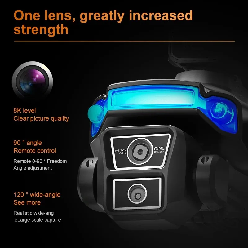 New RG706MAX GPS Drone with 4.5inch Screen Professional 4K HD Camera FPV Dron Brushless 360 Obstacle Avoidance RC Quadcopter Toy