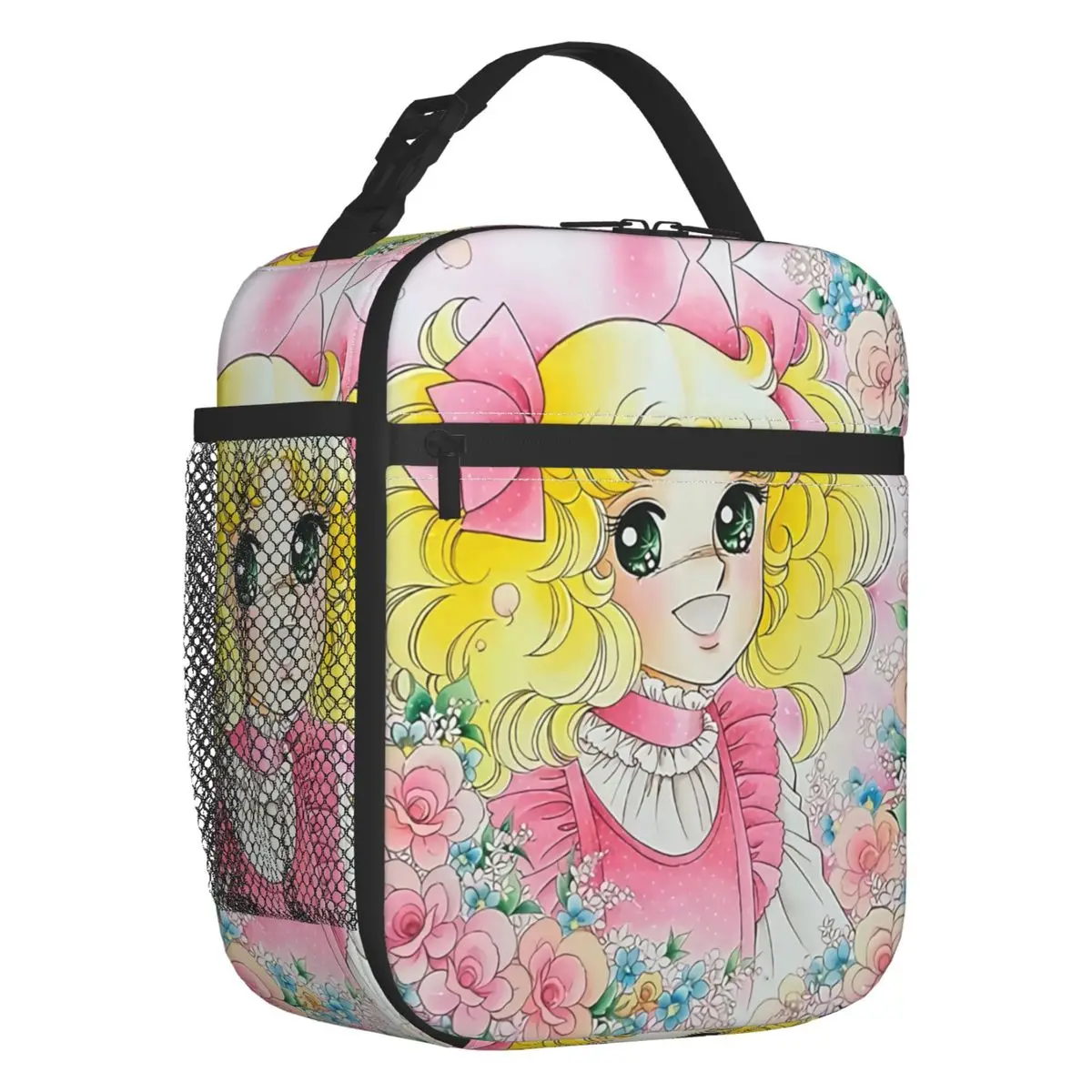 

Candy Candy Candice Insulated Lunch Bag for Women Portable Japan Anime Manga Cooler Thermal Bento Box Kids School Children