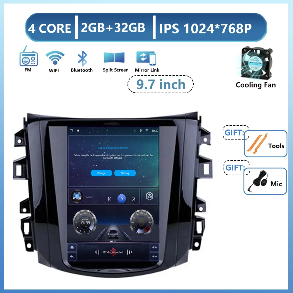 أندرويد 16 السيارات لنيسان نافارا تيرا NP300 2018...