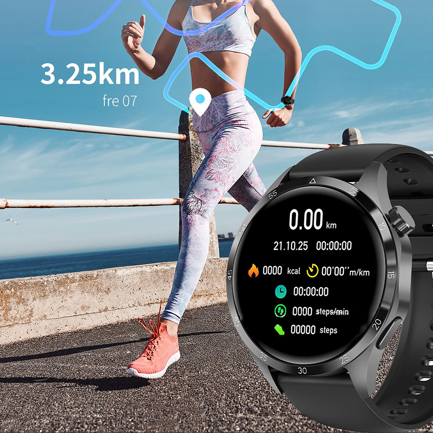 GT4 Pro NFC GPS Sport Smart Watch Men 360*360 AMOLED Screen Heart rate Bluetooth call IP68 Waterproof Smartwatch 2025New Watches 5