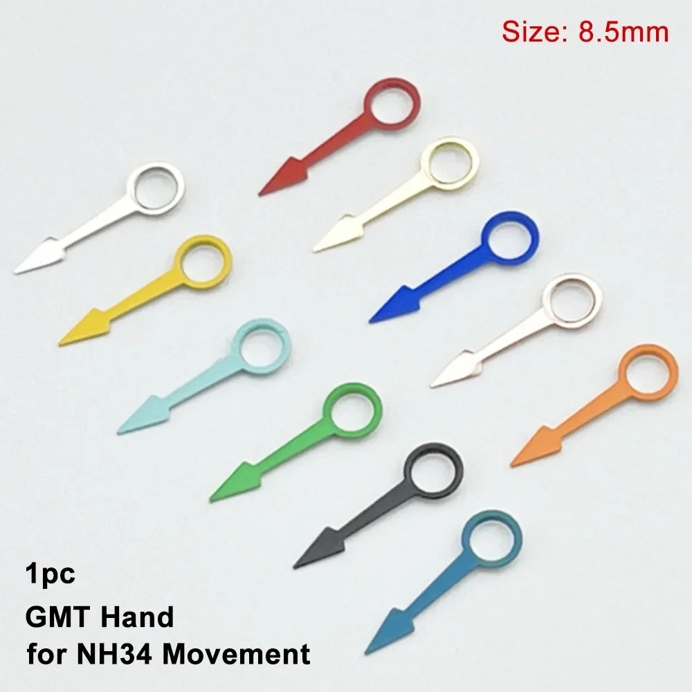 Enhanced Multicolor 8.5mm GMT Watch Hands Replacement Accessory