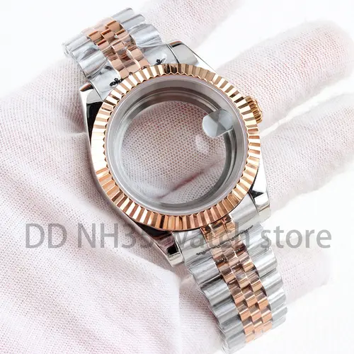 36mm/39mm NH35 Watch Case Sapphire Glass 20mm Solid 316L Stainless Steel Bracelet for Datejust NH35 NH36 Movement 28.5mm Dial - Image 17