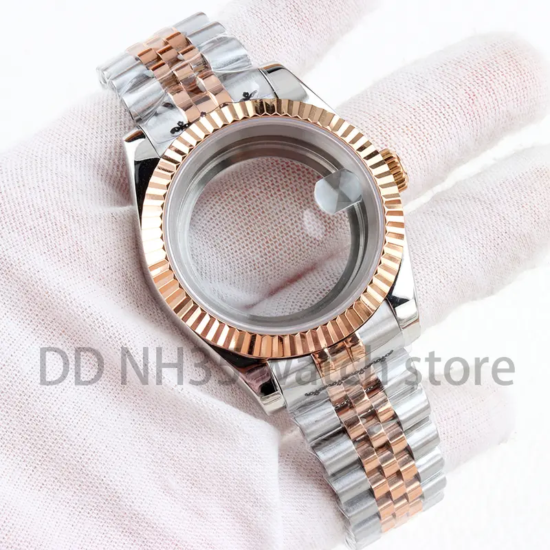 36mm/39mm NH35 Watch Case Sapphire Glass 20mm Solid 316L Stainless Steel Bracelet for Datejust NH35 NH36 Movement 28.5mm Dial - Image 17