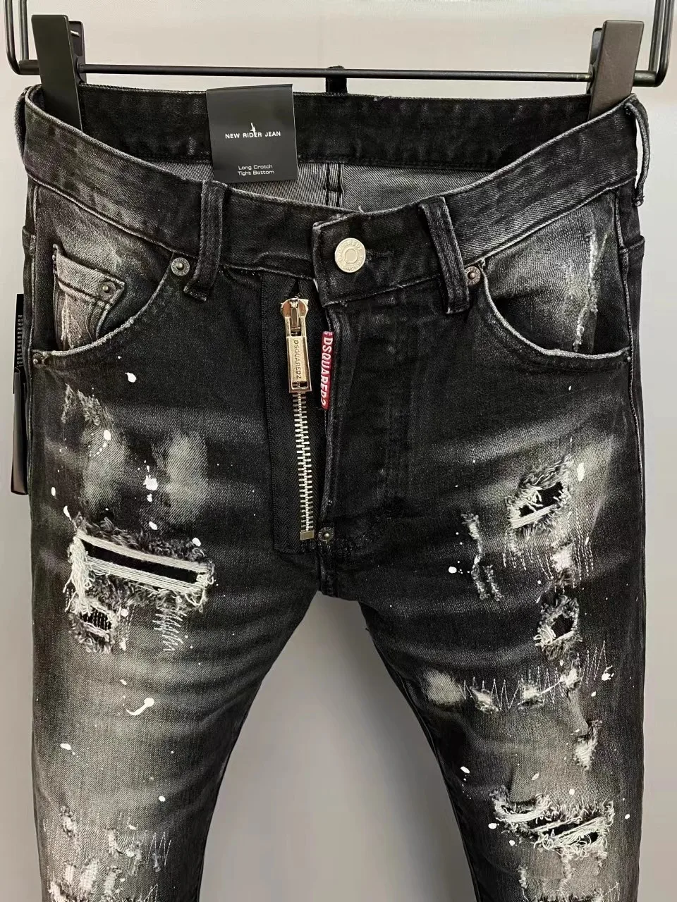 Light Luxury Washed Jeans back view