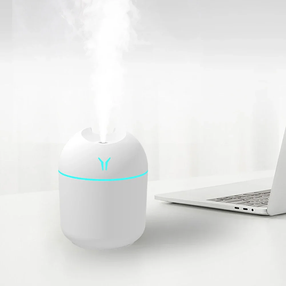New Humidificador Mini Air Humidifier Aroma Essential Oil Diffuser Portable Humidifier for Home Car USB with LED Night Lamp