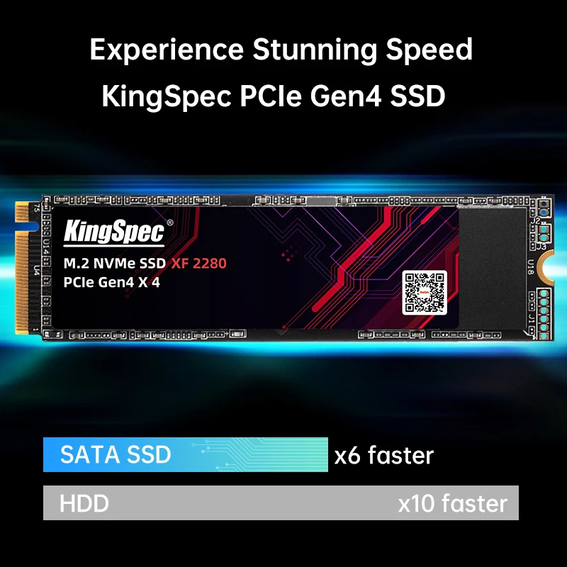 Kingspec-disco Rígido Interno Ssd M.2 Nvme 512gb 1tb 2tb m2 2280 500g Pcie 4.0 hd 5000 Mbps Nmve Gen4 Laptop pc - Imagem 2