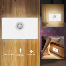

Smart Home LED Smart Human Body Sensor Night Light Compatible With Type-C Built-in 400mA Battery Smart Linkage Sensor Light