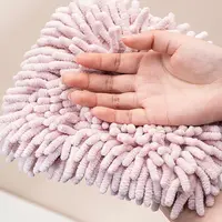 Chenille Hand Towels Kitchen Bathroom Quick Dry Soft Absorbent Microfiber Towels Hand Towel with Hanging Loops Animal Hedgehog 5