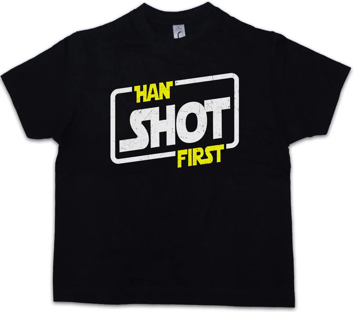 Han Shot First Kids Boys T-Shirt Solo X Red Star Five Wars Wing Skywalker