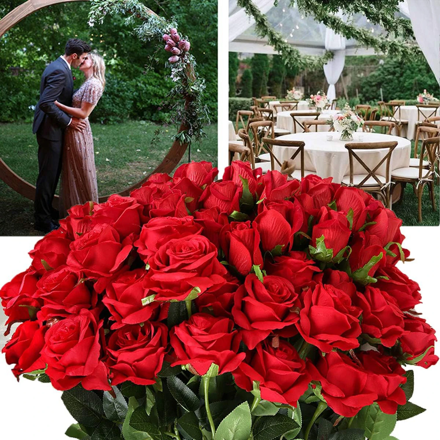 Silk Rose Bouquet 6