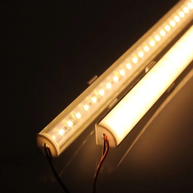

50CM LED Bar Light 5730 5630 L shape Aluminum LED Hard Strip Light DC12V for wall corner Kitchen under cabinet Light