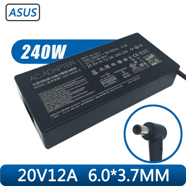 ASUS 20V 12A 240W ADP-240EB B TUF&ROG用AC Amazon.com: 240W ADP-240EB B 20V 12A AC Adapter Power Supply