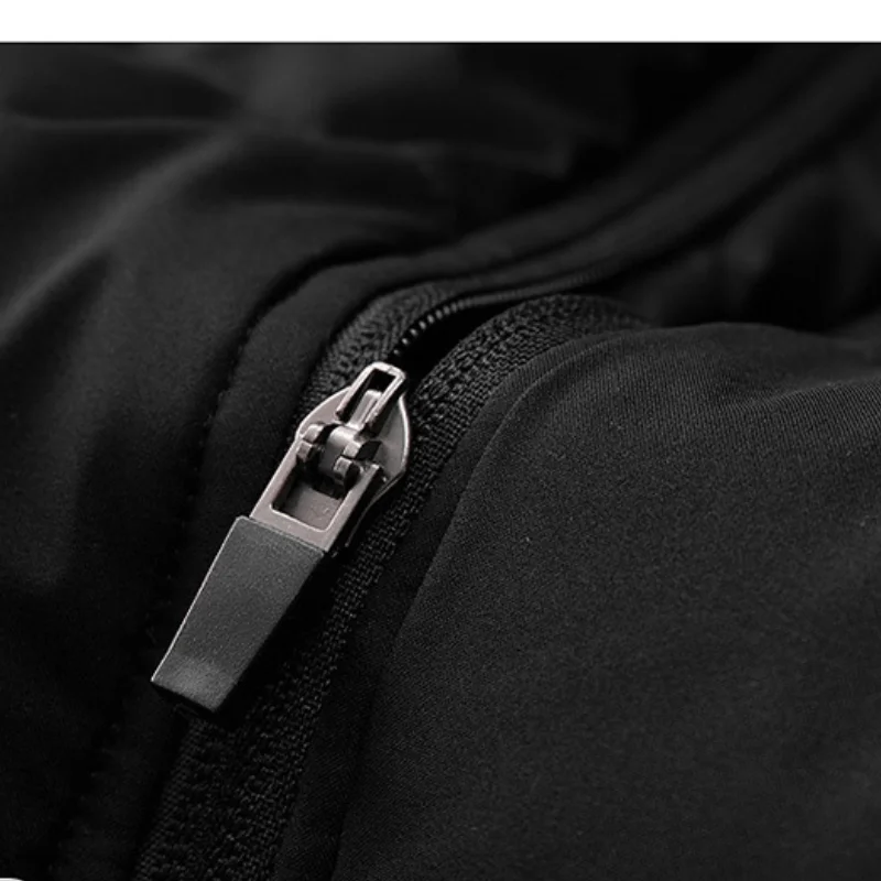 2023 Autumn Winter Men's Down Cotton Coat Vest Thickened Warm New Casual Versatile Fashion Black Dark Blue Light Grey Dark Green