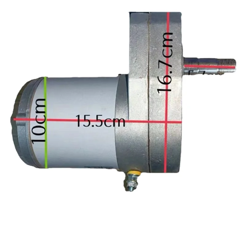 Turn 400 Quilogramas de Alta Potência Multiuso Especial dc Motor Duplo Caixa de Fertilização 12v 24v 600w 60