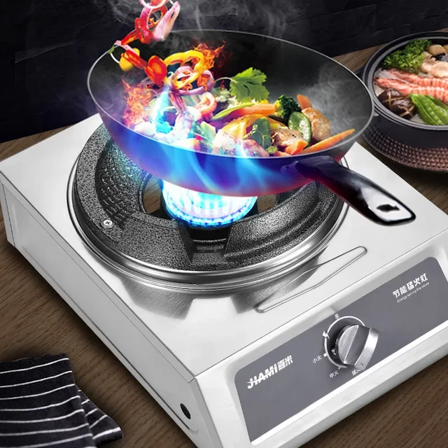 Stainless Steel Gas Stove Estufas Infrared Desktop Cocina Portatil Gas  Single Cooking Stove - AliExpress