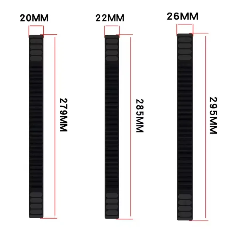 Versatile Nylon Hook & Loop Strap - Multiple Width Options