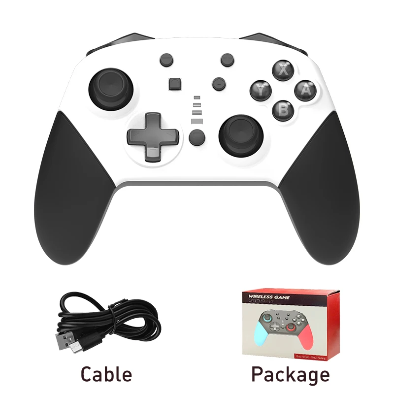 DATA FROG Kawaii Wireless Gamepad Compatible Nintendo Switch Console Turbo Game Controller with Headphone jack for Switch Lite 